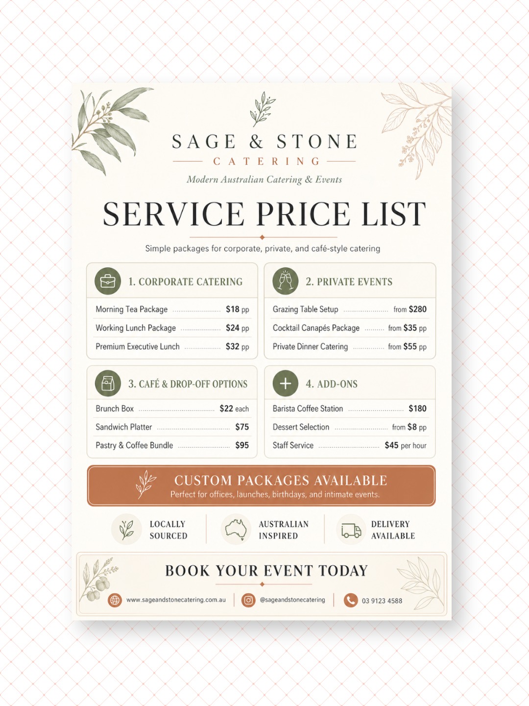 Print collateral design